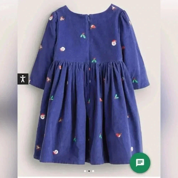 Mini Boden Navy Cord Christmas Party Dress
Starboard Blue Festive LIKE NEW - Picture 5 of 7
